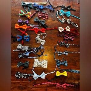 Lot of 27 4” bow ties for young kid. See pictures for more information.